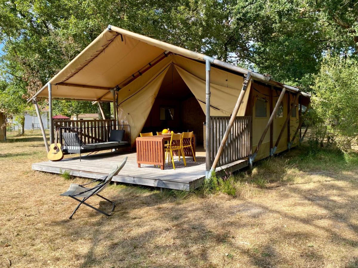 Camping La Kahute - Tente Lodge Au Coeur De La Foret Carcans Exteriér fotografie