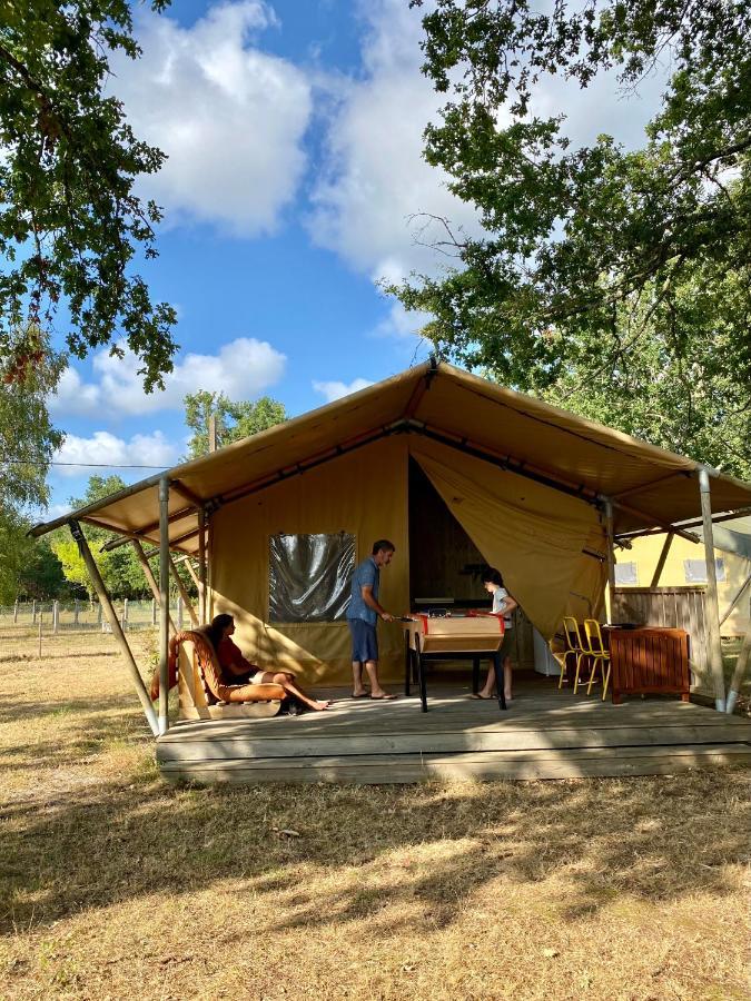 Camping La Kahute - Tente Lodge Au Coeur De La Foret Carcans Exteriér fotografie