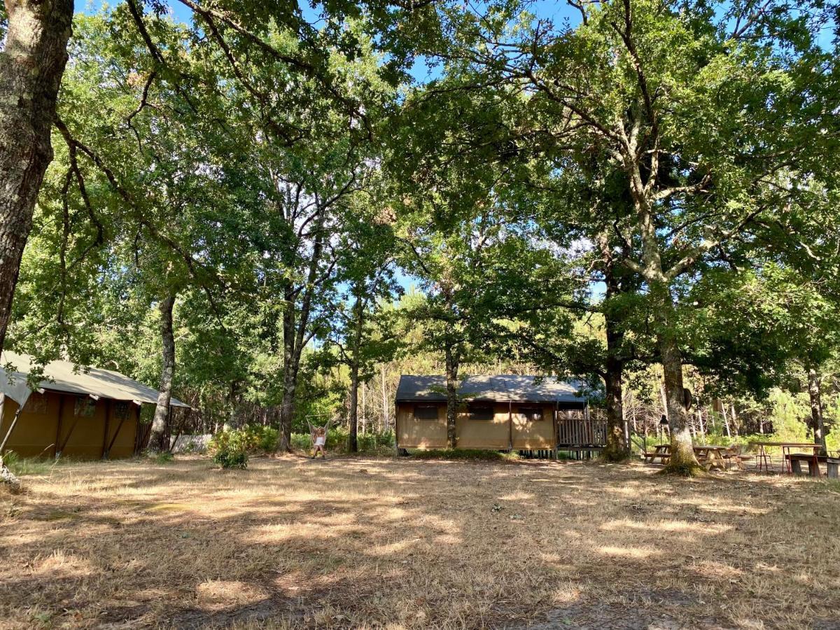 Camping La Kahute - Tente Lodge Au Coeur De La Foret Carcans Exteriér fotografie