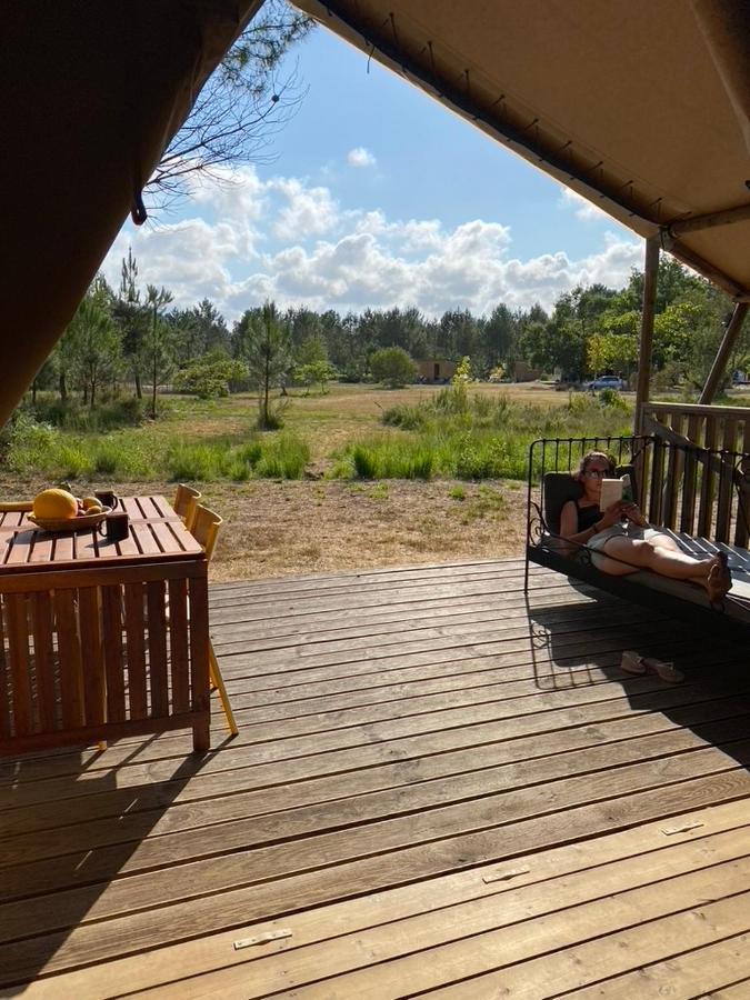 Camping La Kahute - Tente Lodge Au Coeur De La Foret Carcans Exteriér fotografie