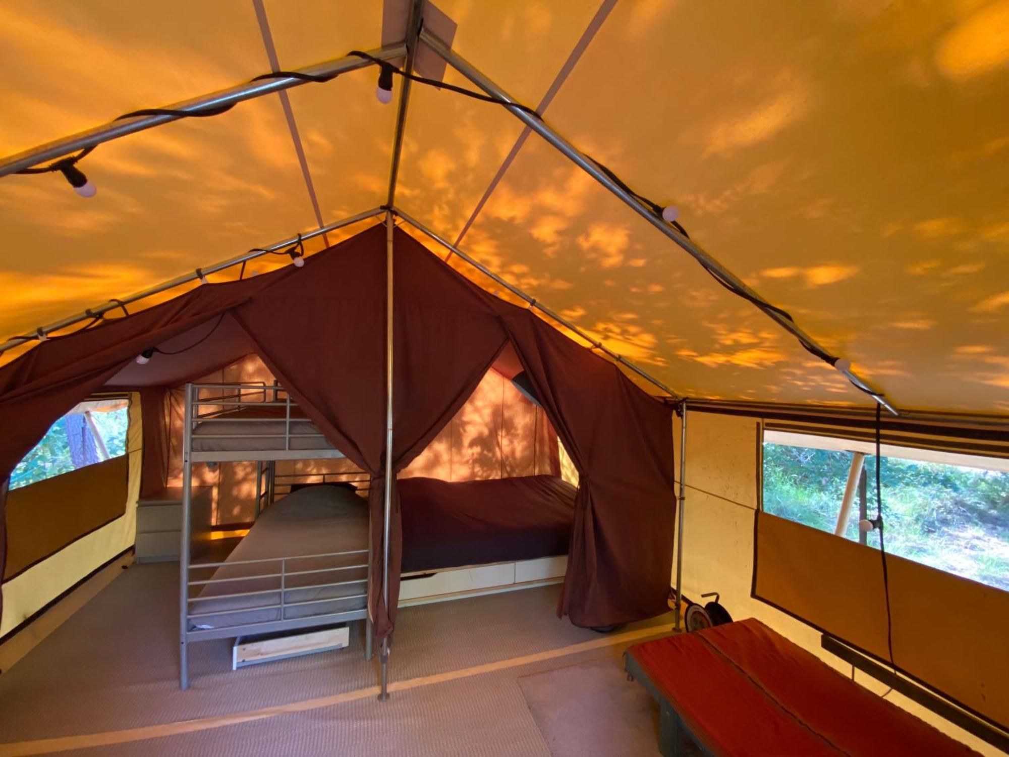 Camping La Kahute - Tente Lodge Au Coeur De La Foret Carcans Exteriér fotografie